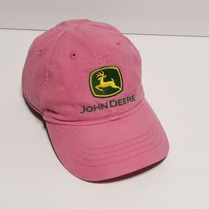 John Deere Pink Toddler Girls Hat Kids Ball Cap Baseball Farm Farming